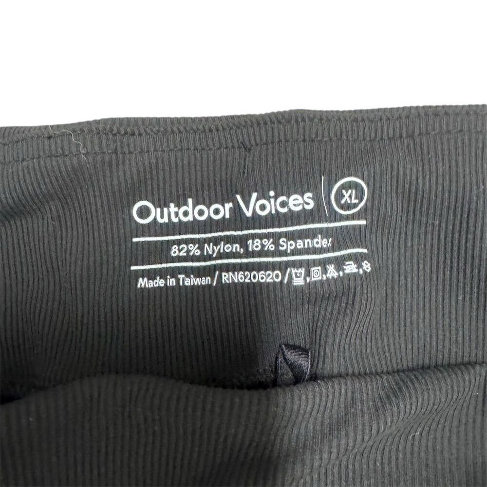 EUC Outdoor Voices Women's Flare Leggings Black XL High-Waisted Activewear - Picture 4 of 6